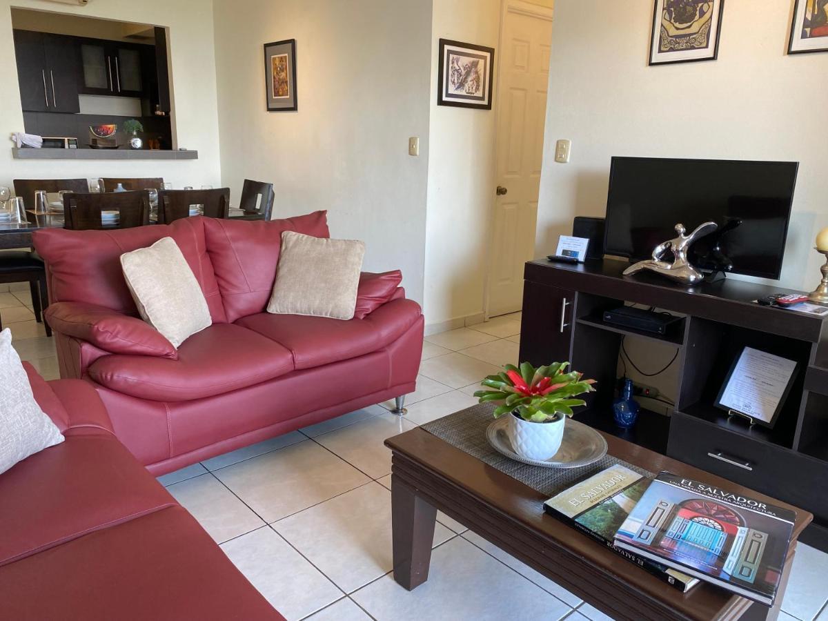 סאן סלבדור Luxury Modrn Apartment, W/Amazing View, 3Br,Escalon,Exclus,Secur מראה חיצוני תמונה